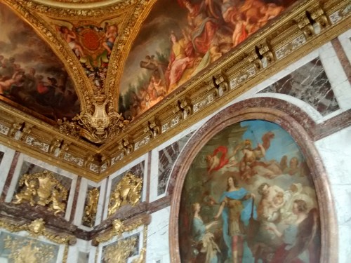 Inside of the château. It is incredibly elaborate