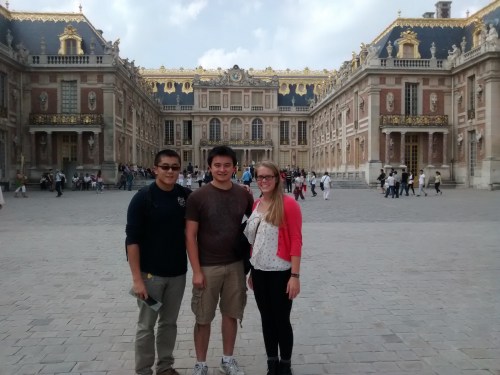 Front of the château